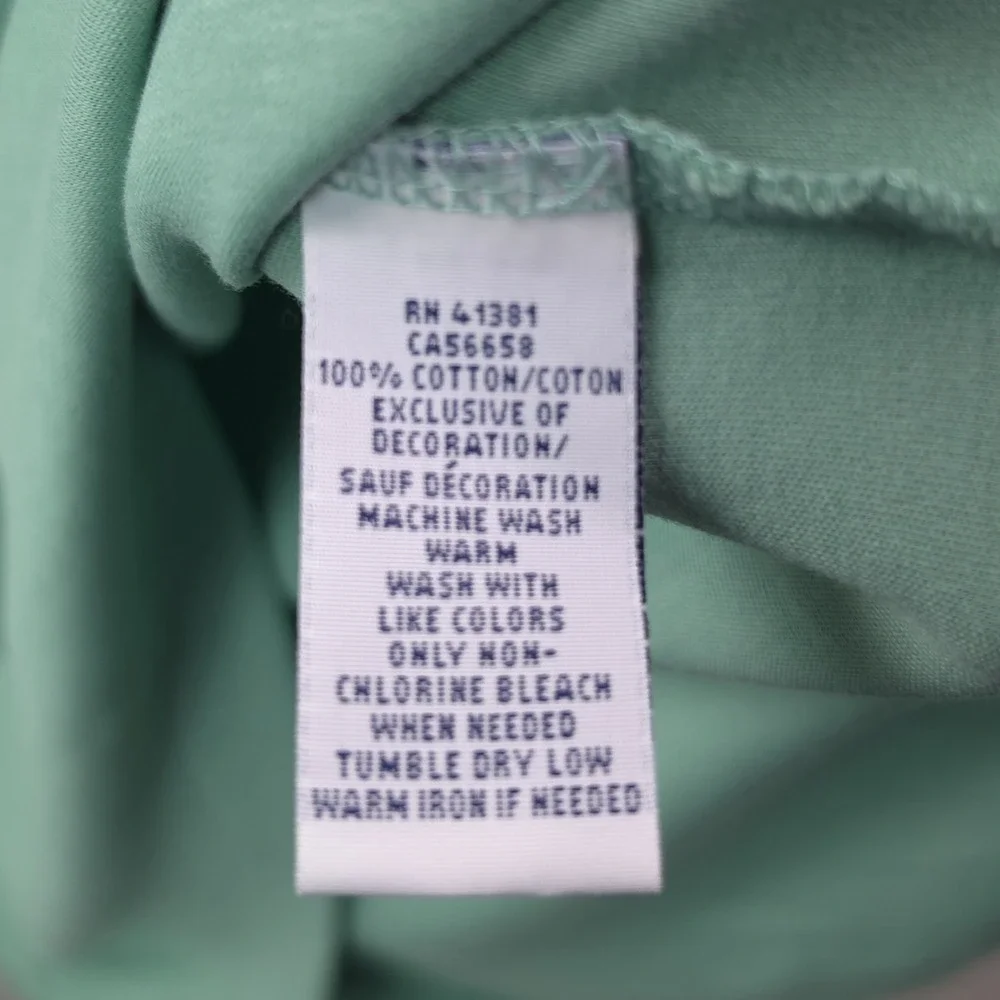 Polo Ralph Lauren Mens L Sage Green Jersey Cotton Polo Shirt Peach Pony Golf Top